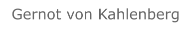 Gernot von Kahlenberg