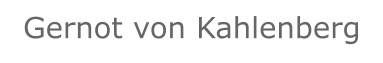 Gernot von Kahlenberg
